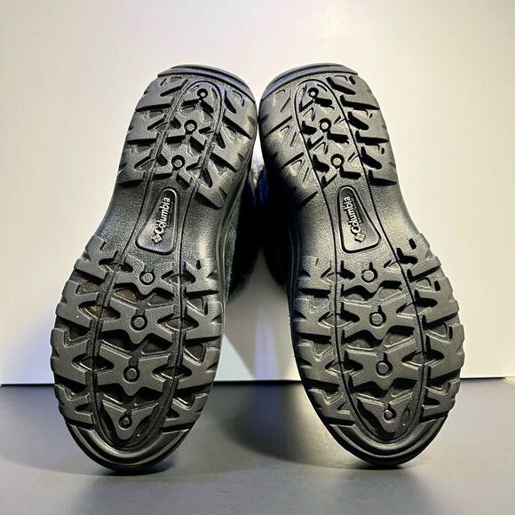 Womens COLUMBIA Ice Maiden II Black Waterproof Winter Faux Fur Boots / Size 6 - Picture 9 of 10